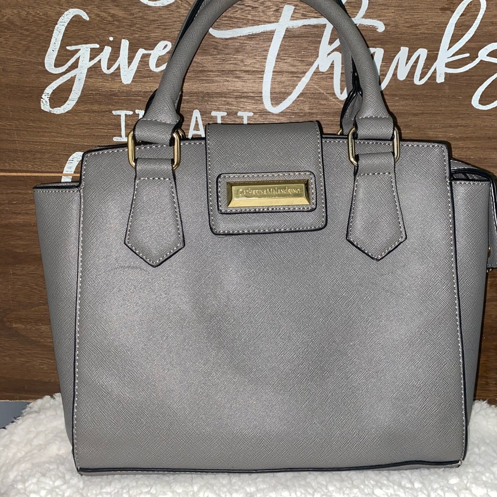 Catherine Malandrino grey hand bag